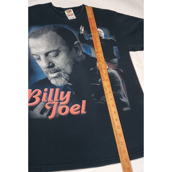 Billy Joel North American Tour 2008 Medium T Shirt Black Dates Piano Band Music - Picture 12 of 12